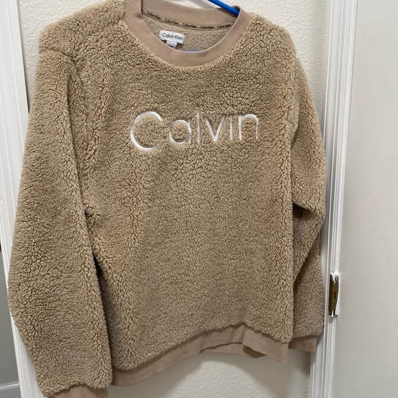 Calvin Klein Sweaters - Calvin Klein Teddy Bear Sherpa Sweater